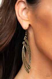 Twinkle for Two - Brass Earring