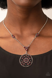 TIMELESS Traveler - Red Necklace