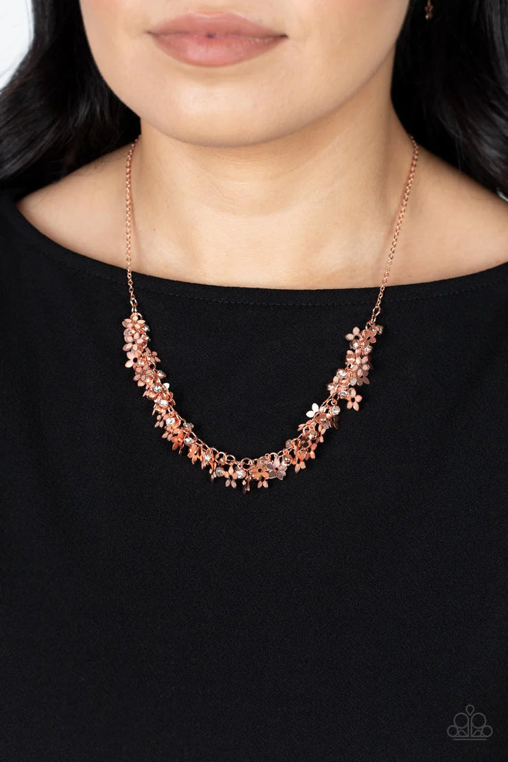 Fearlessly Floral - Copper Necklace