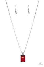 Understated Dazzle - Red Necklace