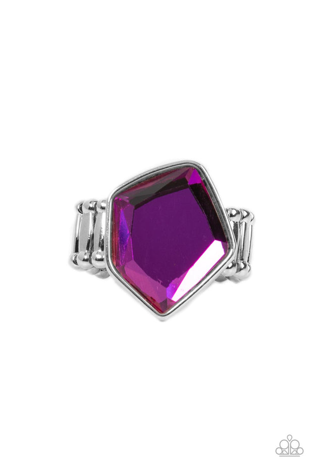 Abstract Escapade - Purple Ring