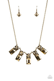 Celestial Royal - Brass Necklace