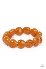 GLAZE a Trail - Orange Bracelet