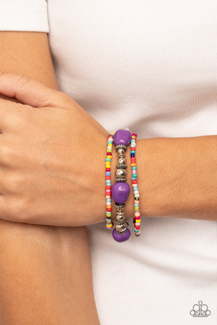 Confidently Crafty - Purple  Bracelet