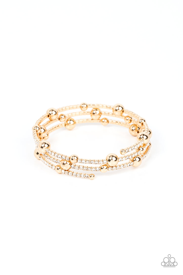 Spontaneous Shimmer - Gold Bracelet