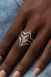 Deceivingly Diamond - Silver Ring