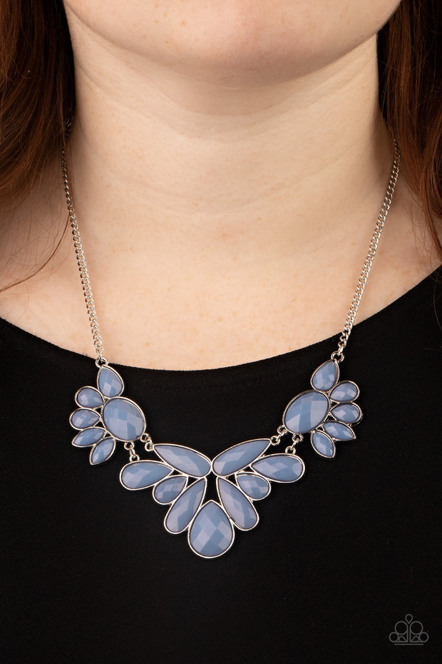 A Passing FAN-cy - Blue Necklace