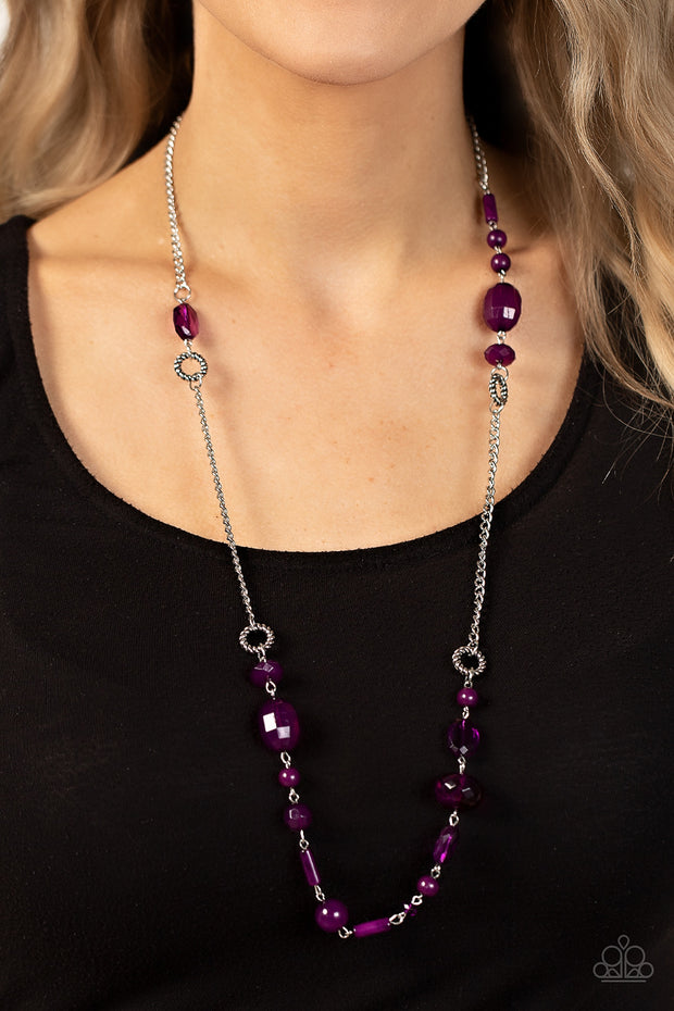 Craveable Color - Purple Necklace