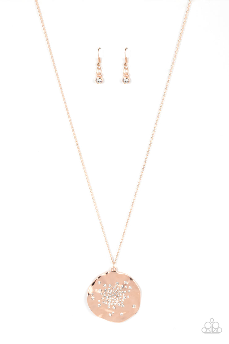 Boom and COMBUST - Rose Gold Necklace