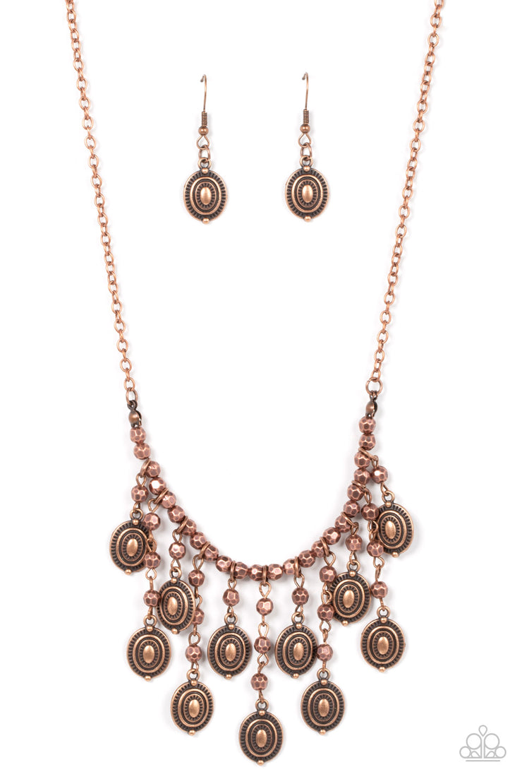 Leave it in the PASTURE - Copper Necklace