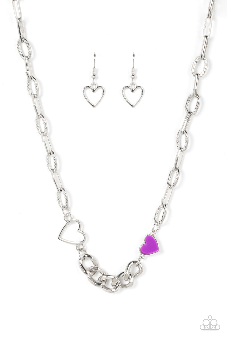 Little Charmer - Purple Necklace