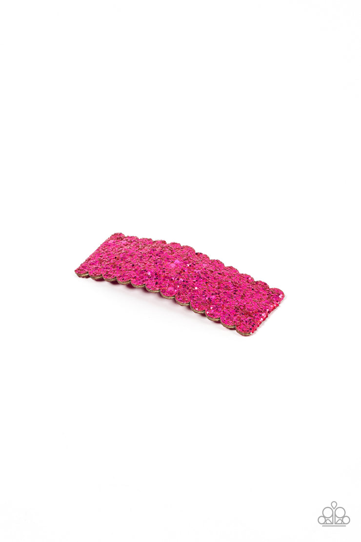 Shimmery Sequinista - Pink Hairclip