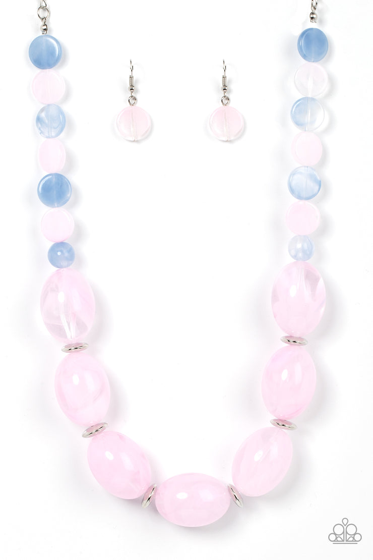 Belle of the Beach - Pink Necklace