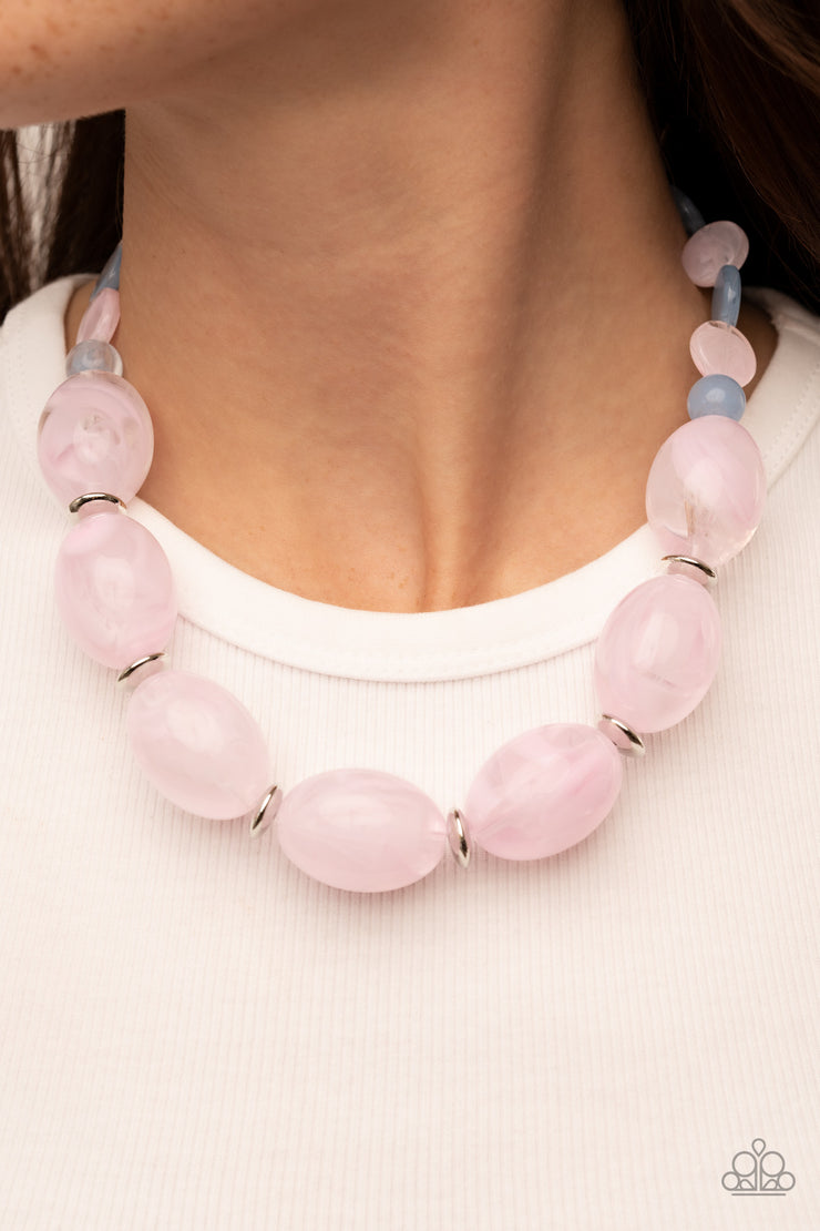Belle of the Beach - Pink Necklace