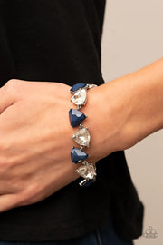 Pumped Up Prisms-Blue Bracelet