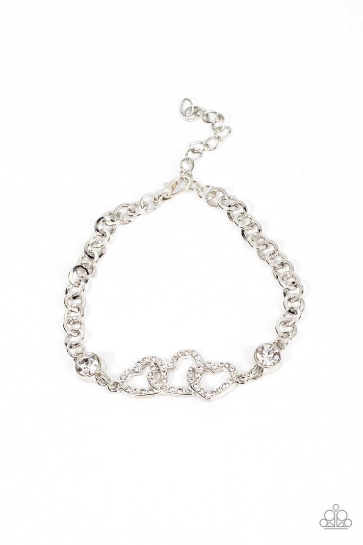 Desirable Dazzle - White Bracelet