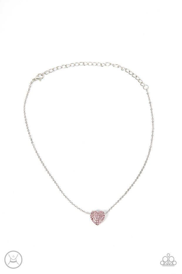Twitterpated Twinkle - Pink Necklace