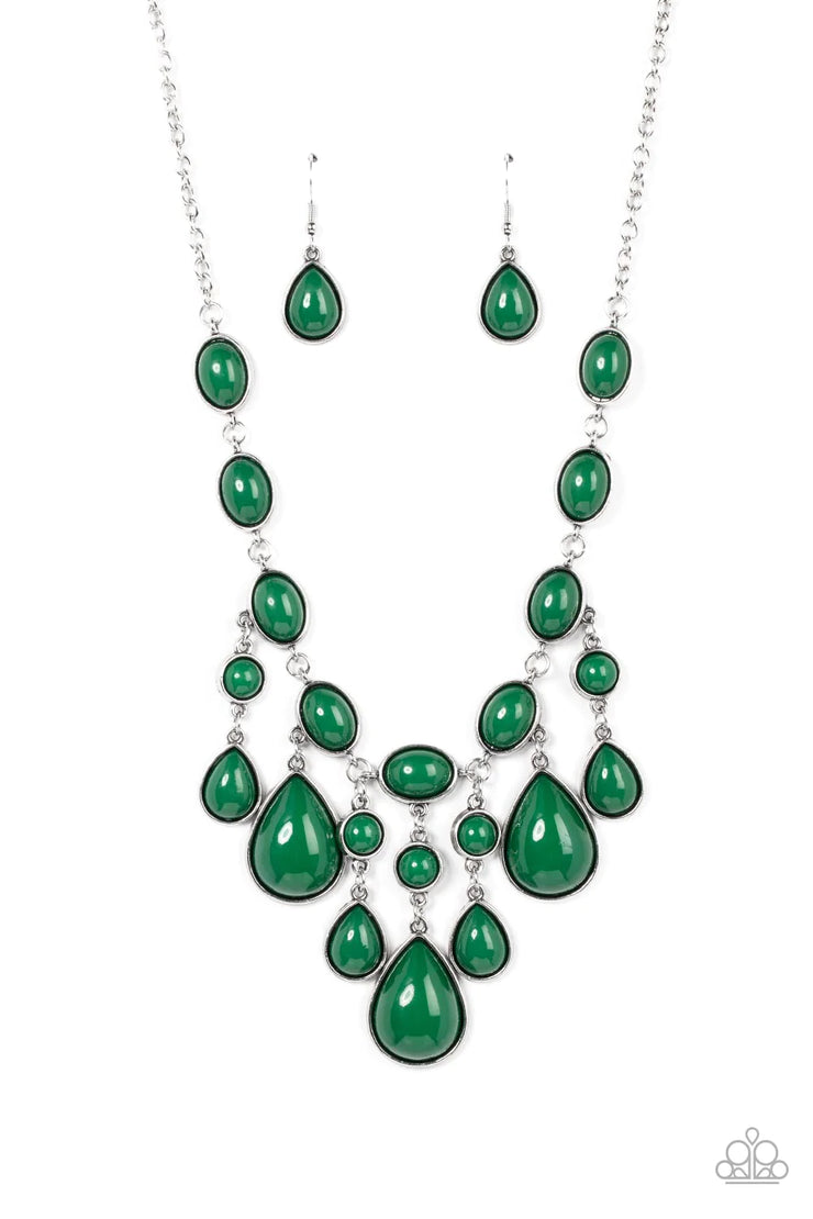 Mediterranean Mystery - Green Necklace