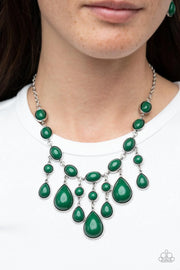 Mediterranean Mystery - Green Necklace