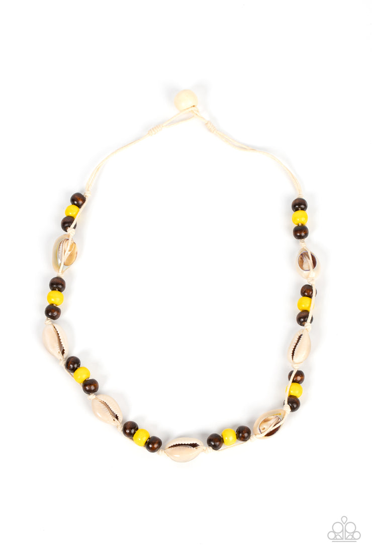 Bermuda Beachcomber - Yellow Necklace