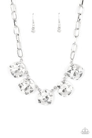 Limelight Luxury - White Necklace