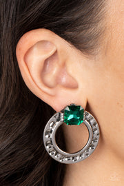 Smoldering Scintillation - Green Earring