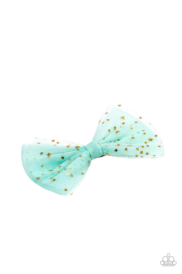Twinkly Tulle-Green Hair Clip