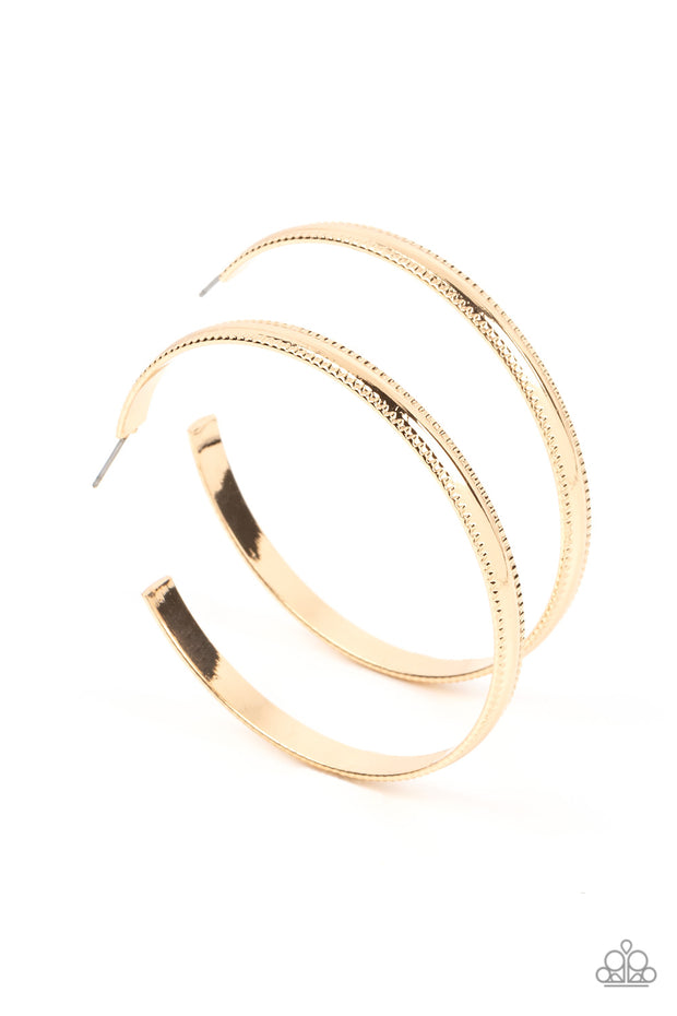 Monochromatic Magnetism - Gold Earring
