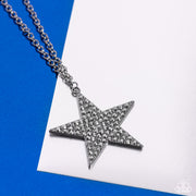 Rock Star Sparkle - Black Necklace