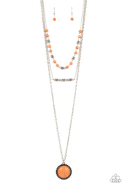 Sahara Symphony - Orange Necklace