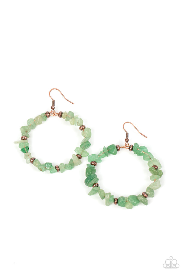 Mineral Mantra - Green Earring