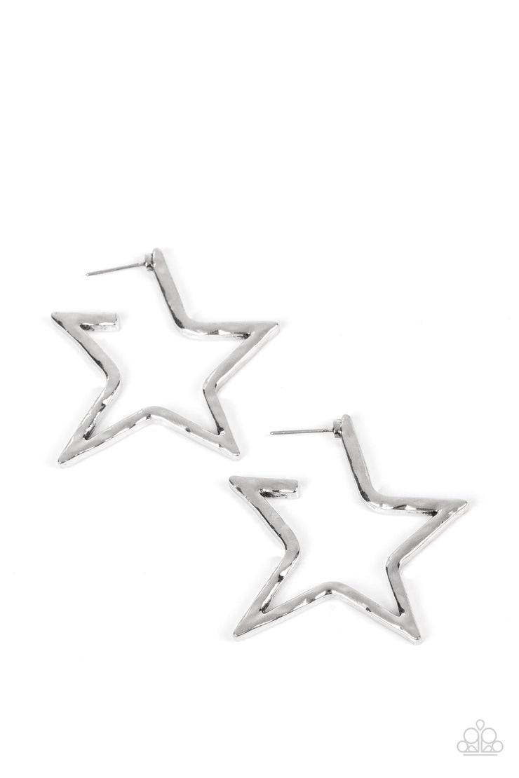 All-Star Attitude - Silver Earring