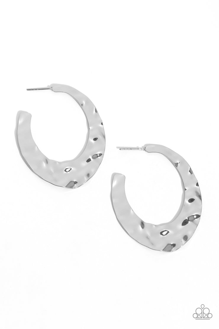 Make a Ripple - Silver Earring