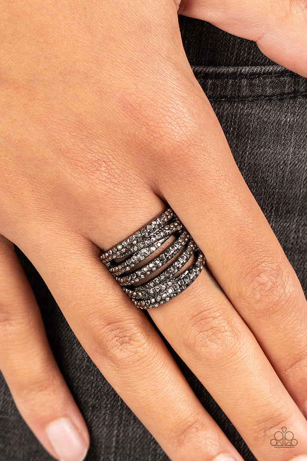 Knock-Out Opulence - Black Ring