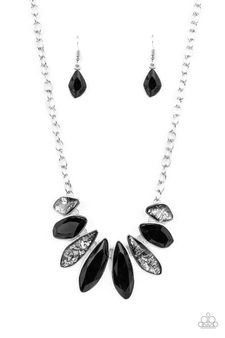 Crystallized Couture - Black Necklace