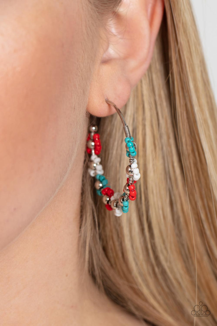 Growth Spurt - Red Earring
