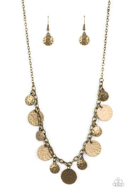 Model Medallions - Brass Necklace