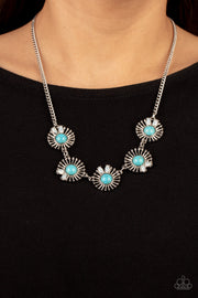 Fully Solar-Powered - Blue Necklace