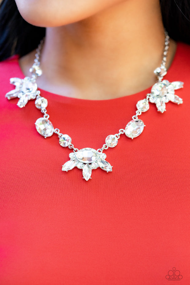 GLOW-trotting Twinkle - White Necklace