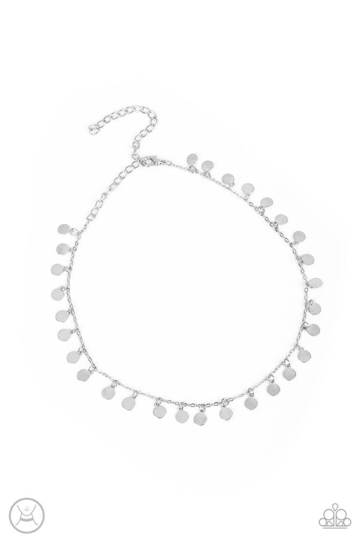 Champagne Catwalk - Silver Necklace