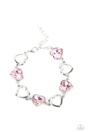 Sentimental Sweethearts - Pink Bracelet