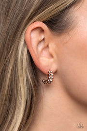 Bubbling Beauty - Rose Gold Earring