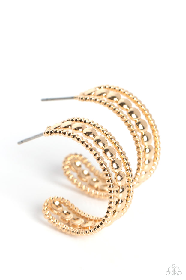 Dotted Darling - Gold Earring