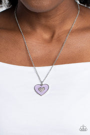 So This Is Love - Purple Necklace