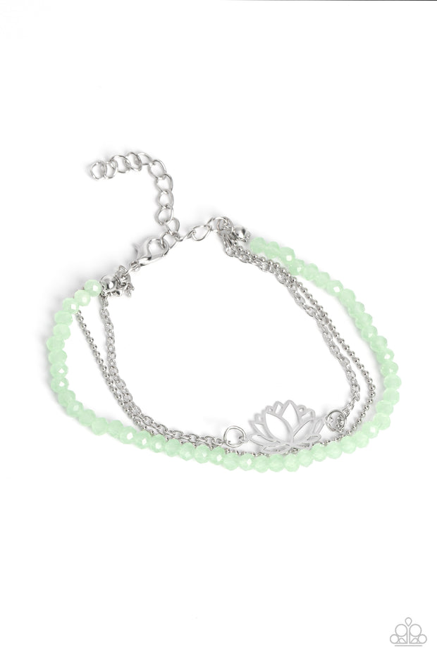 A LOTUS Like This - Green Bracelet