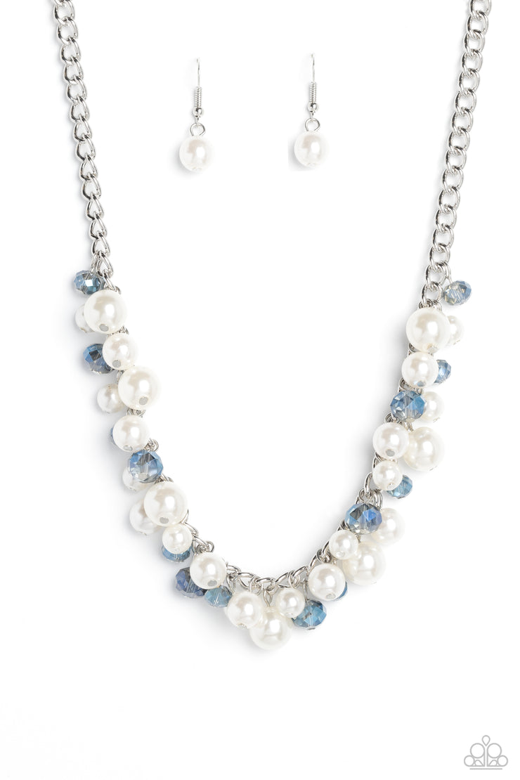 Glinting Goddess - Blue Necklace