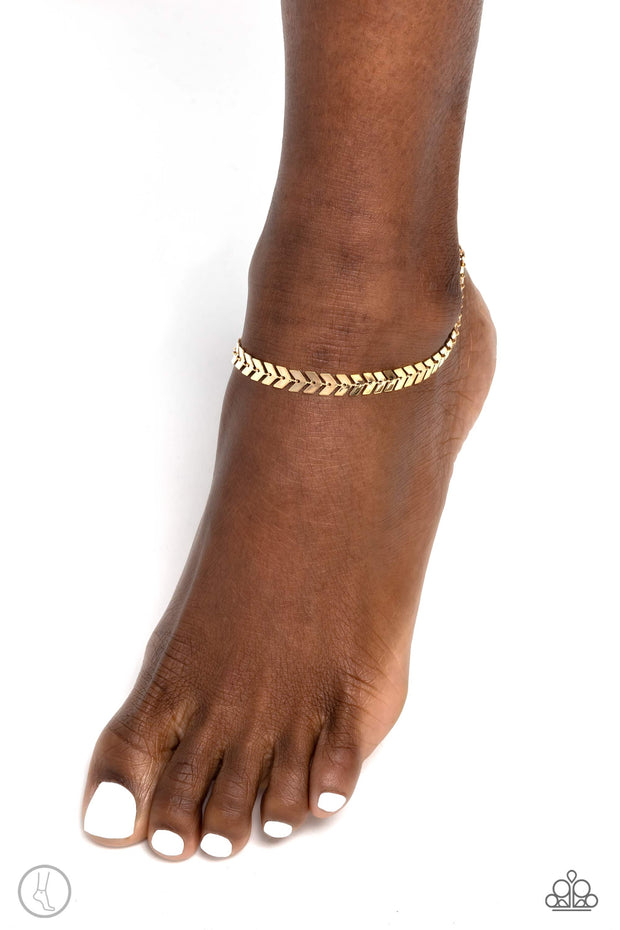 Point in Time - Gold Anklet