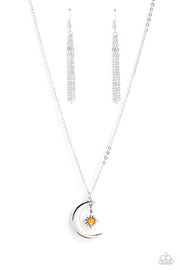 Stellar Sway - Orange Necklace