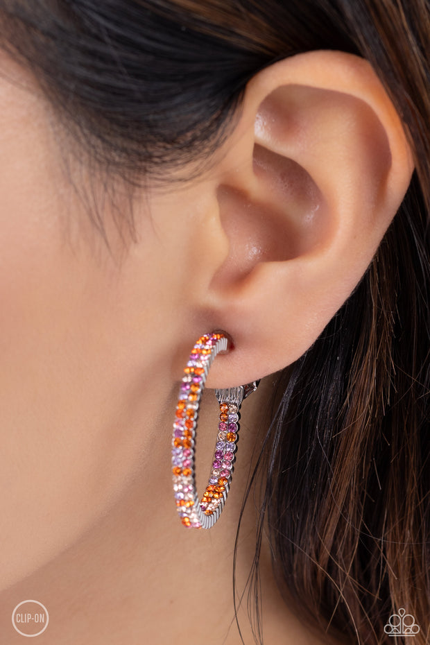 Outstanding Ombré - Orange Earring