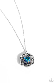 Flowering Fantasy - Blue Necklace